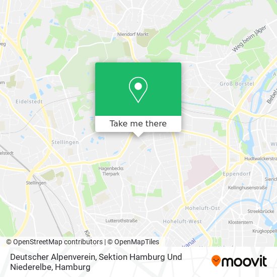 Deutscher Alpenverein, Sektion Hamburg Und Niederelbe map