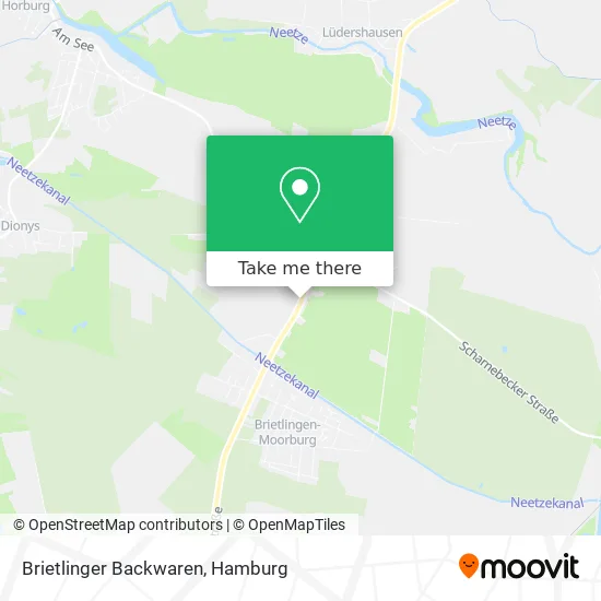 Карта Brietlinger Backwaren