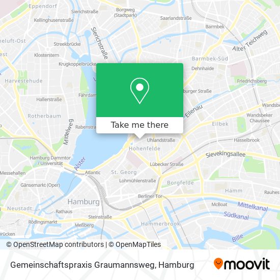 Gemeinschaftspraxis Graumannsweg map