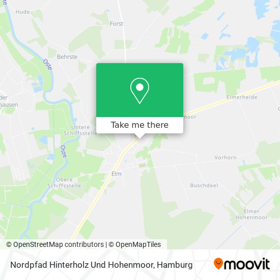Nordpfad Hinterholz Und Hohenmoor map