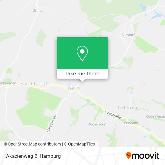 Akazienweg 2 map