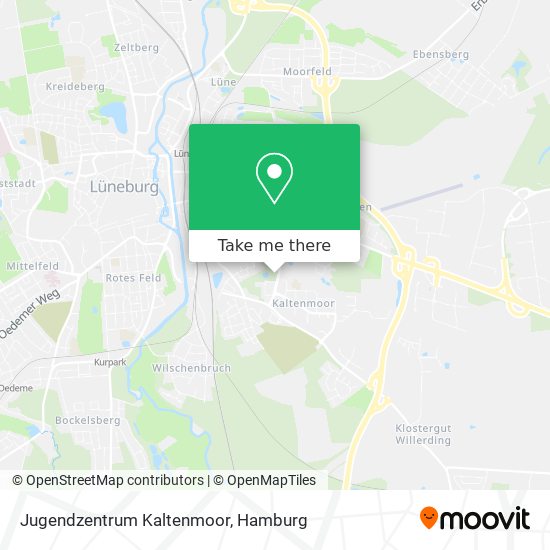 Jugendzentrum Kaltenmoor map