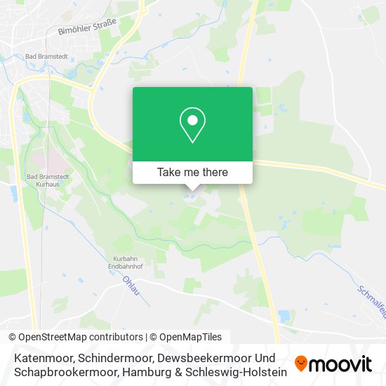 Katenmoor, Schindermoor, Dewsbeekermoor Und Schapbrookermoor map