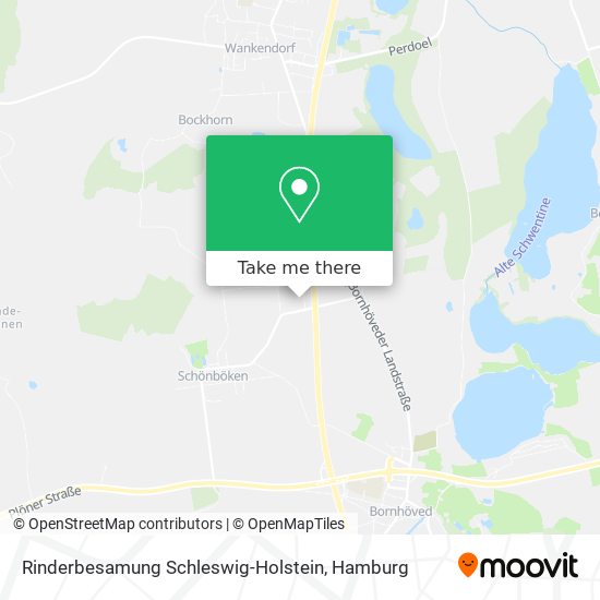 Rinderbesamung Schleswig-Holstein map