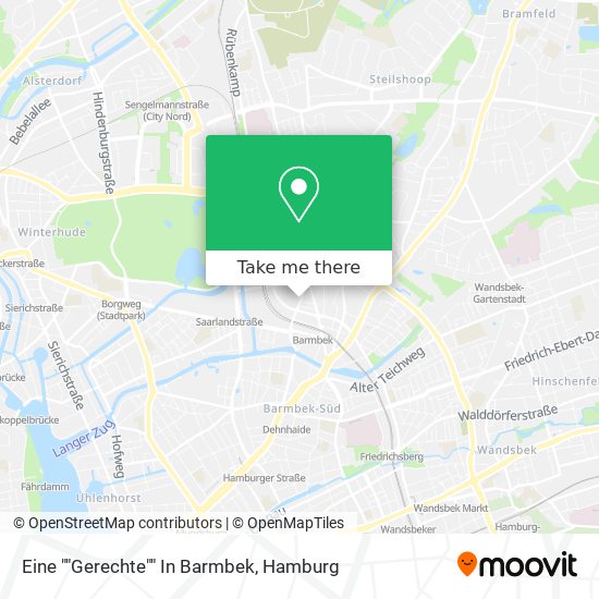 Eine ""Gerechte"" In Barmbek map