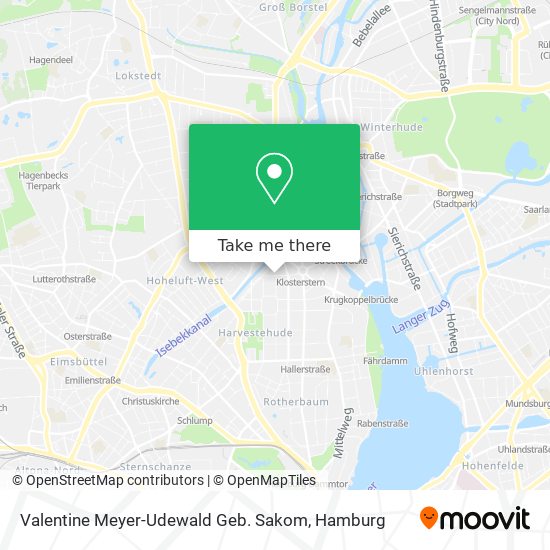 Valentine Meyer-Udewald Geb. Sakom map