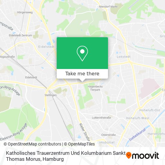 Katholisches Trauerzentrum Und Kolumbarium Sankt Thomas Morus map