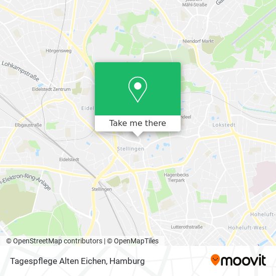 Tagespflege Alten Eichen map