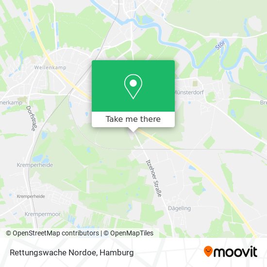 Rettungswache Nordoe map