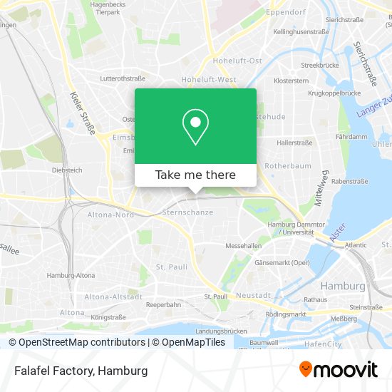 Falafel Factory map