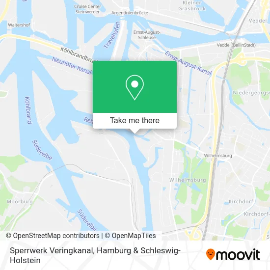 Sperrwerk Veringkanal map