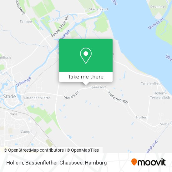 Hollern, Bassenflether Chaussee map