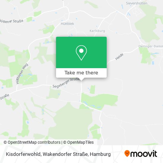 Kisdorferwohld, Wakendorfer Straße map