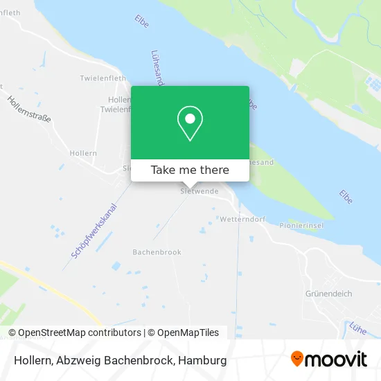 Карта Hollern, Abzweig Bachenbrock