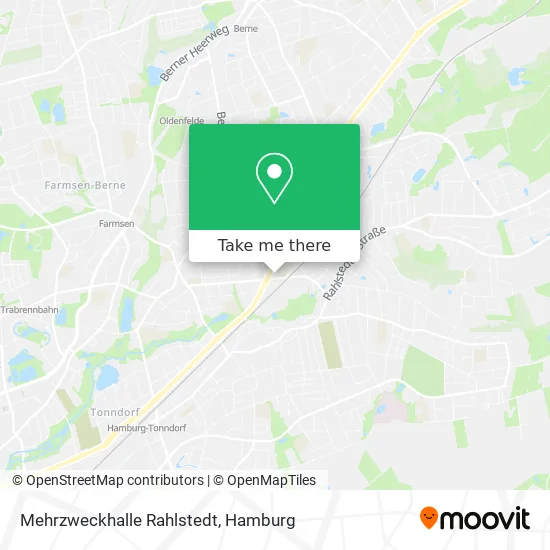 Mehrzweckhalle Rahlstedt map