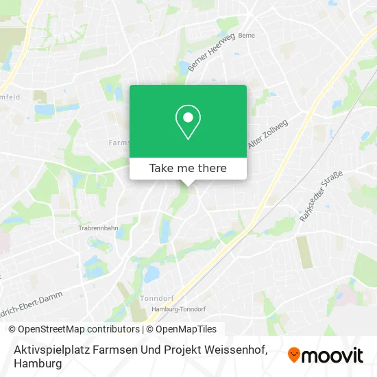 Карта Aktivspielplatz Farmsen Und Projekt Weissenhof