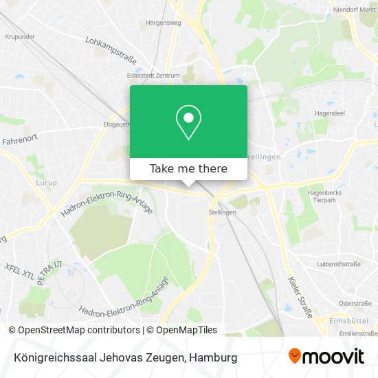 Königreichssaal Jehovas Zeugen map