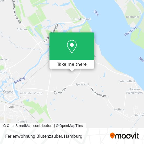 Ferienwohnung Blütenzauber map