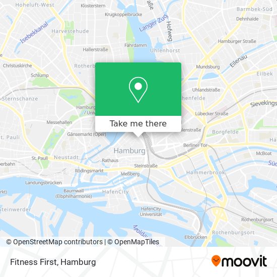 Fitness First map