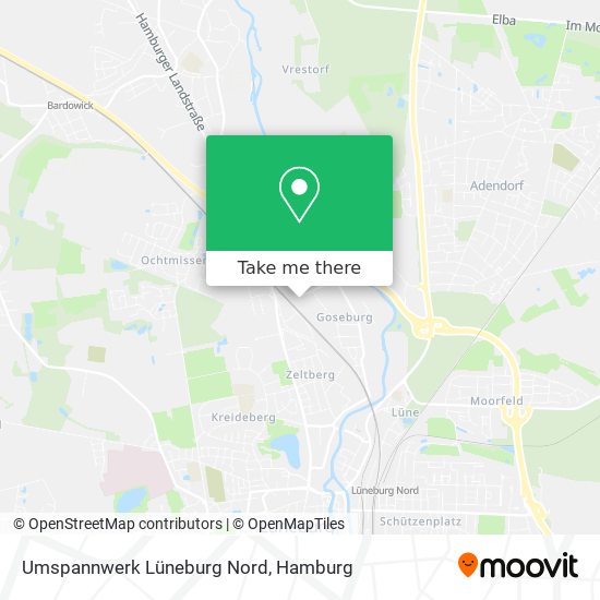 Umspannwerk Lüneburg Nord map
