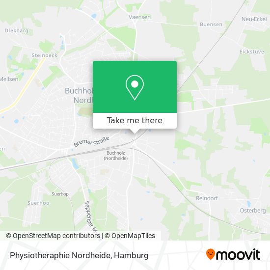 Physiotheraphie Nordheide map