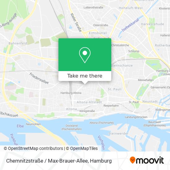 Chemnitzstraße / Max-Brauer-Allee map