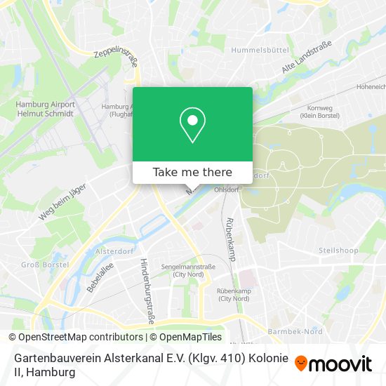 Gartenbauverein Alsterkanal E.V. (Klgv. 410) Kolonie II map