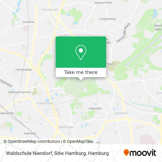 Waldschule Niendorf, Sdw Hamburg map