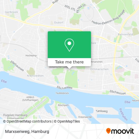 Marxsenweg map