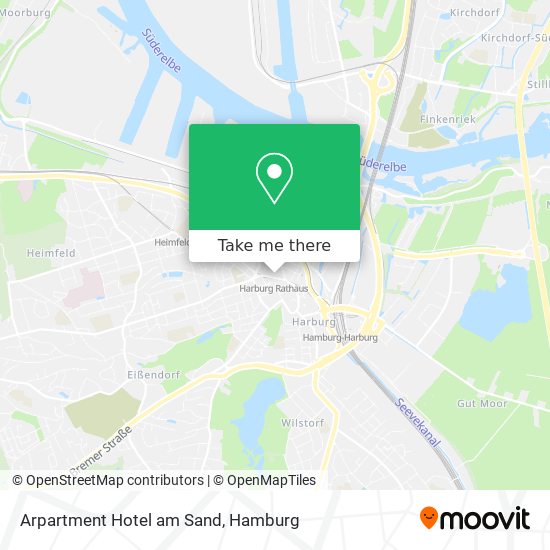 Arpartment Hotel am Sand map