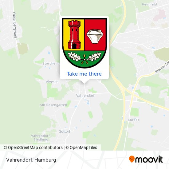 Vahrendorf map