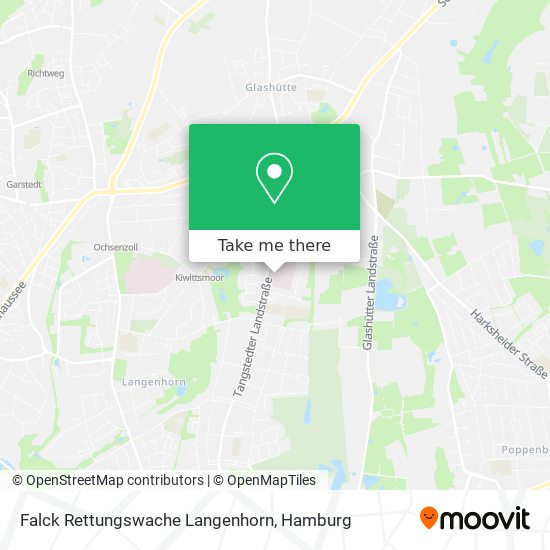 Falck Rettungswache Langenhorn map