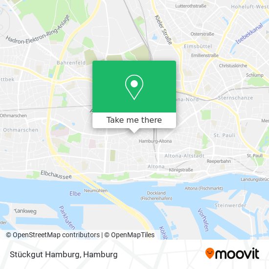 Карта Stückgut Hamburg