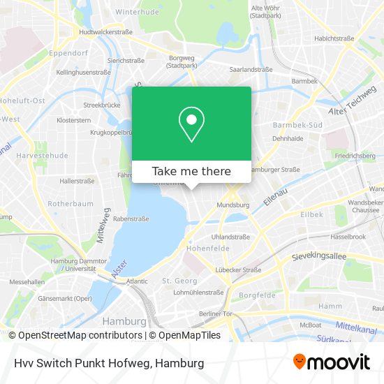 Hvv Switch Punkt Hofweg map