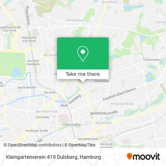 Kleingartenverein 419 Dulsberg map