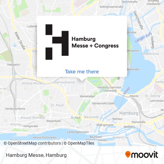 Hamburg Messe map