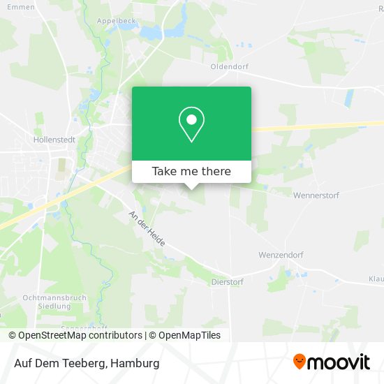 Auf Dem Teeberg map