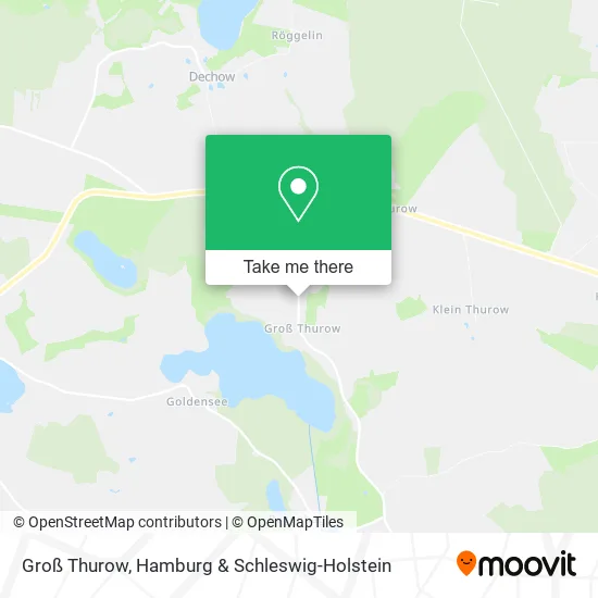 Карта Groß Thurow