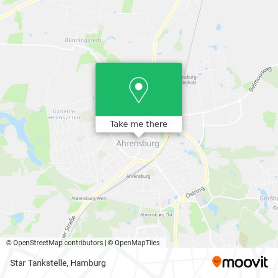 Star Tankstelle map