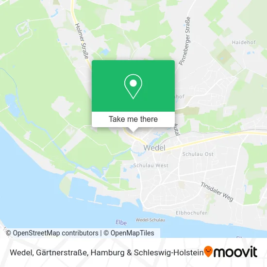 Карта Wedel, Gärtnerstraße