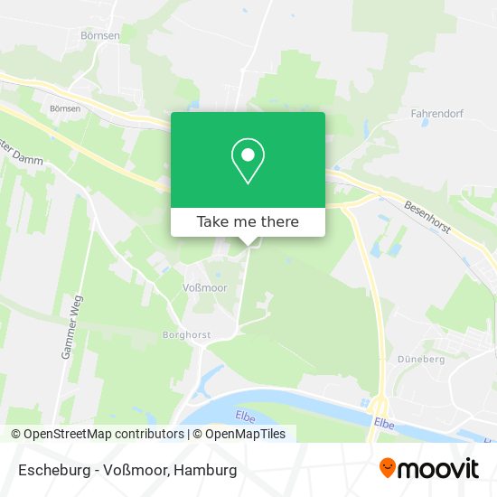 Escheburg - Voßmoor map
