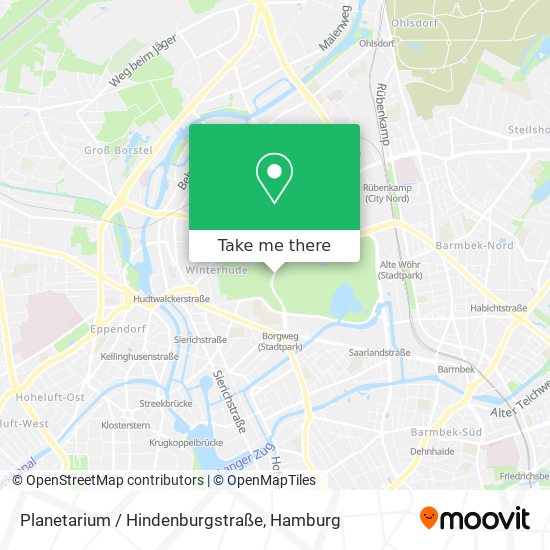 Карта Planetarium / Hindenburgstraße