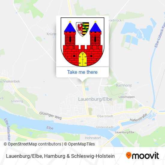 Lauenburg/Elbe map