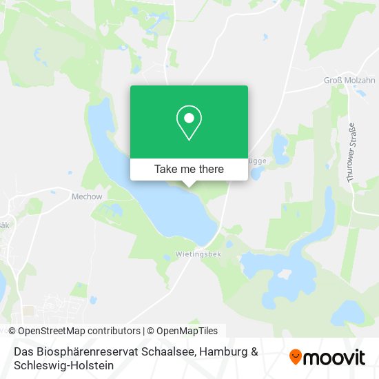 Das Biosphärenreservat Schaalsee map