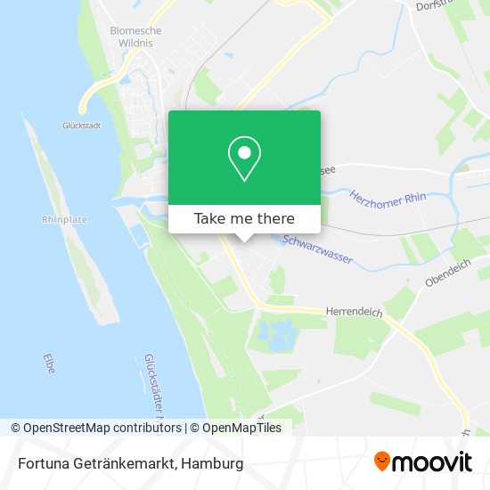 Fortuna Getränkemarkt map