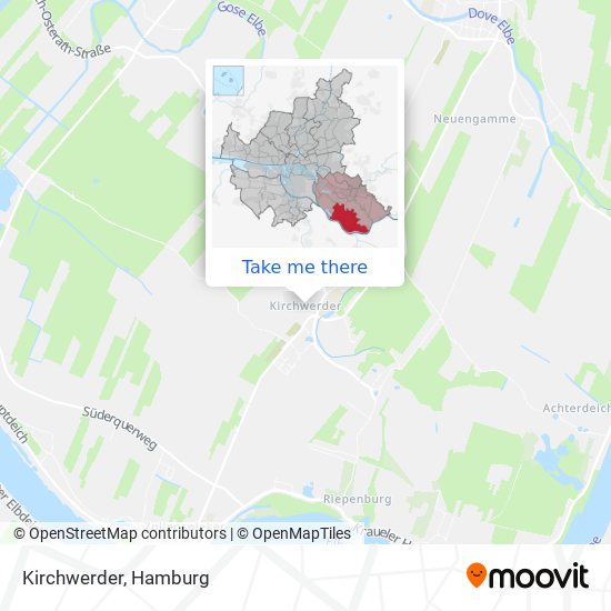 Kirchwerder map