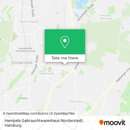 Hempels Gebrauchtwarenhaus Norderstedt map