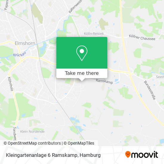 Kleingartenanlage 6 Ramskamp map