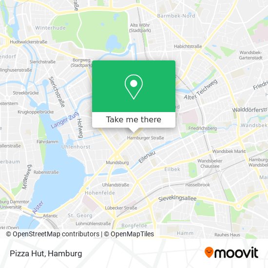 Pizza Hut map