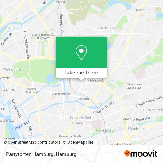 Partytorten Hamburg map